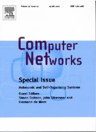 Computer Networks, Special Issue: Autonomic and Self-Organising Systems