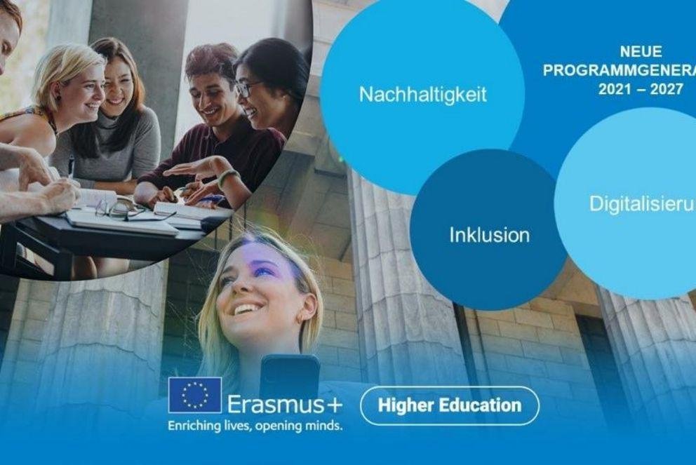 Flyer: Neue Programmgeneration 2021-27: Nachhaltigkeit, Inklusion, Digitalisierung