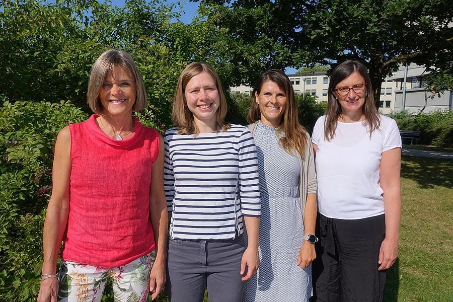 Studienberatung der Universität: Dr. Ulrike Bunge, Franziska Beck, Tanja Rieger, Johanna Schmidt