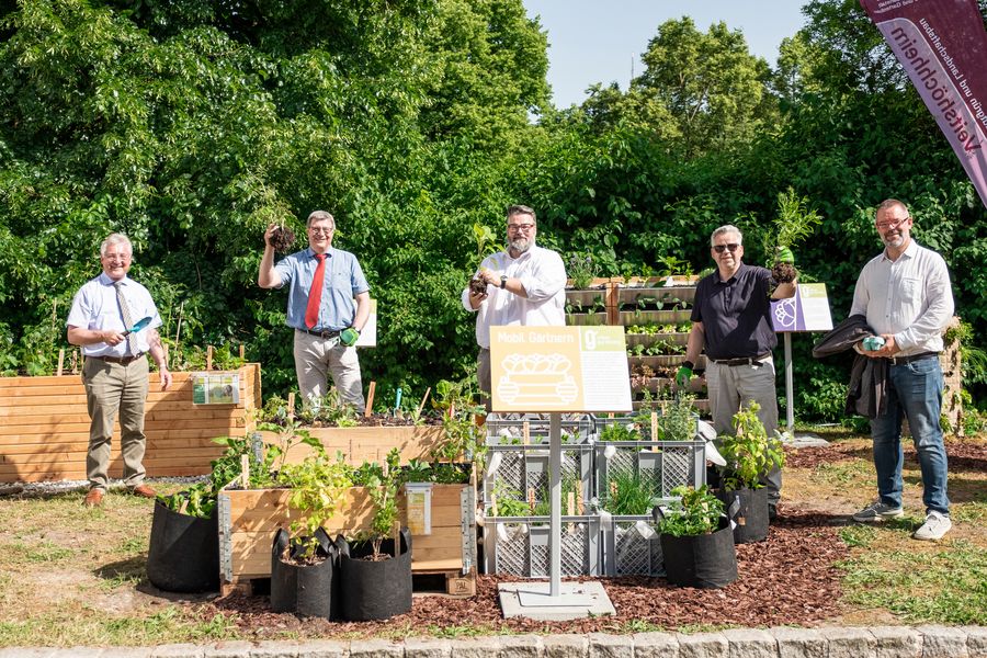 Eröffnung des Urban Gardening Demogartens