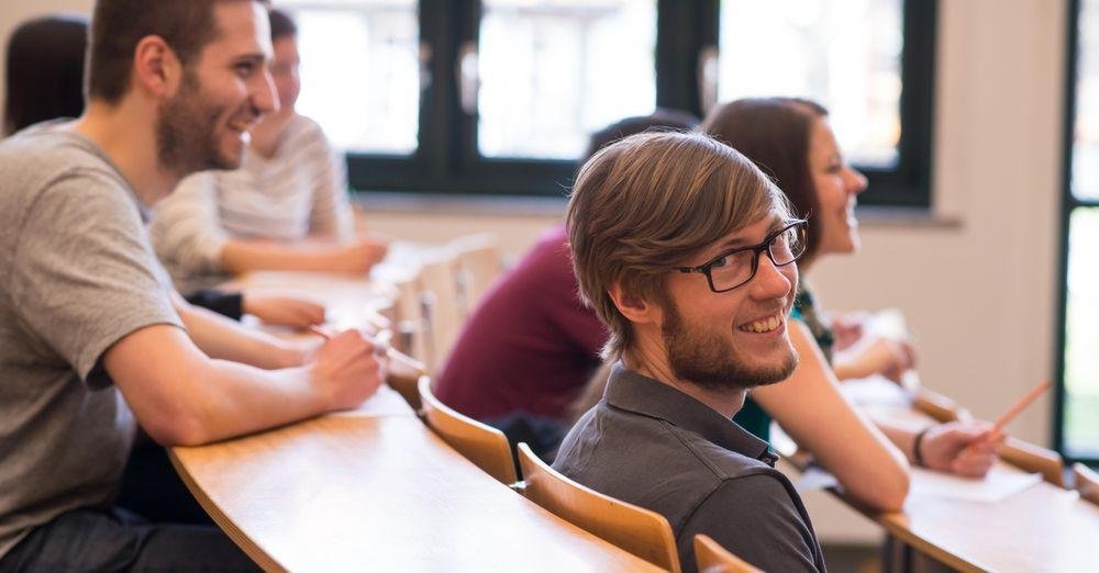 Student im Hörsaal