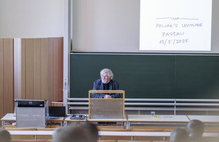 Jaroslav Nešetřil delivering the inaugural Poljak lecture