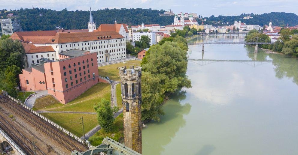 Luftbild Campus Universität Passau