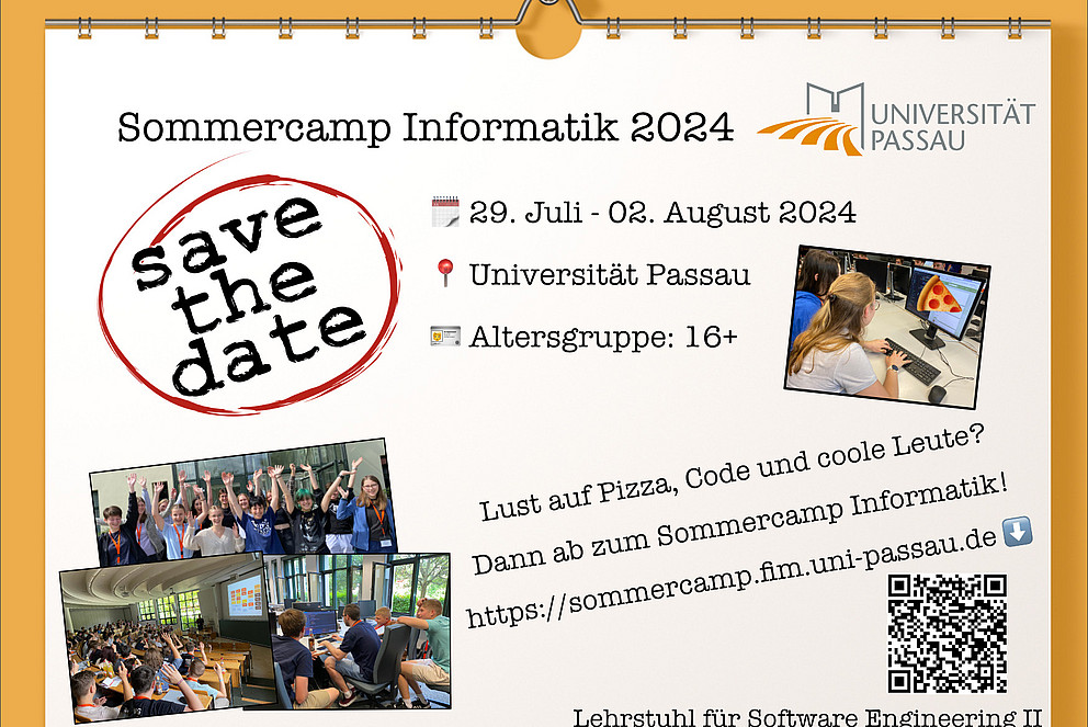 Save the Date Sommercamp Informatik 2024