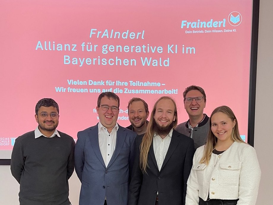 FrAInderl &ndash; Alliance for generative AI in the Bavarian Forest