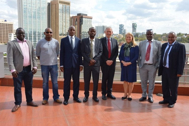 Prof. Posegga at the University of Nairobi in 2023.