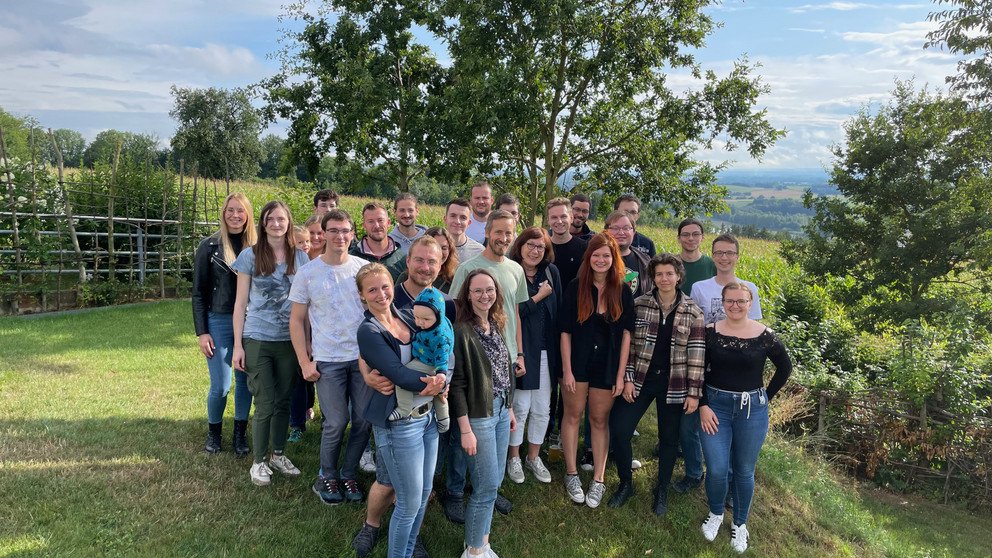 Group pictureteam of Prof. Fraser