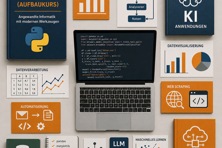 Bannerbild Hands-on Python Angewandte Informatik mit modernen Werkzeugen