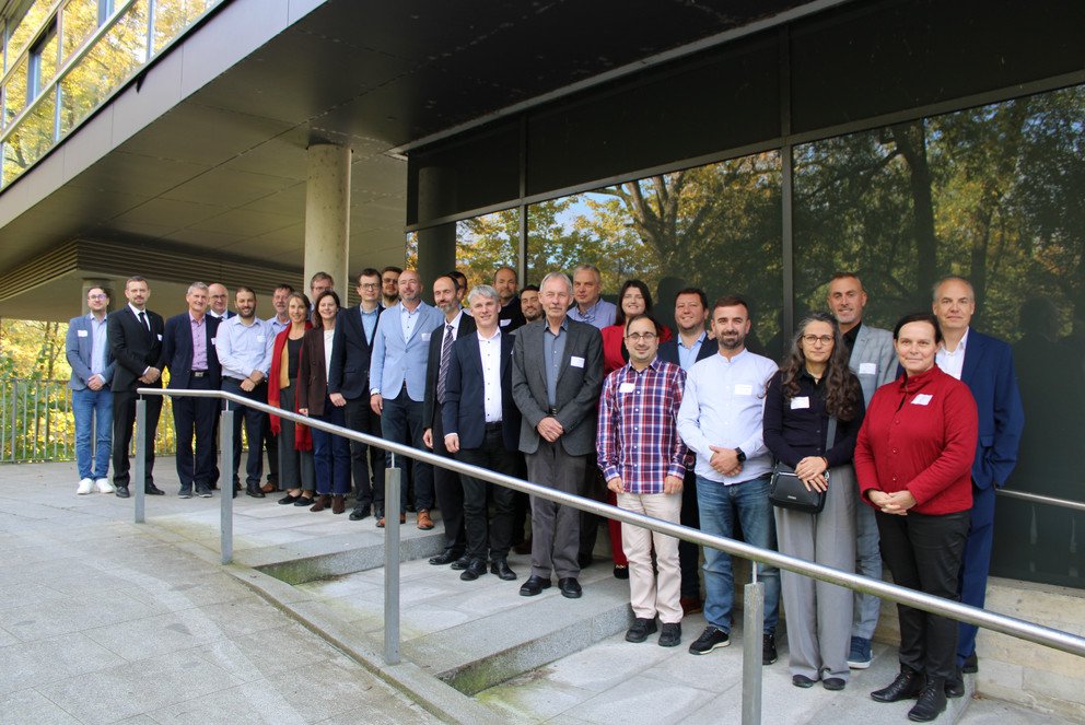 Teilnehmende des Workshops Cybersecurity in Passau; Foto: Universität Passau