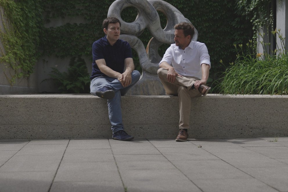 Prof. Dr. Johann-Mattis List und Dr. Christian Bentz