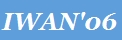 Logo IWAN 2006